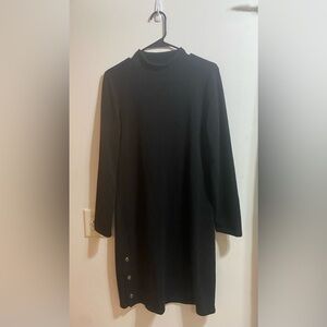Banana Republic Mock Neck Long Sleeve Dress Size Large